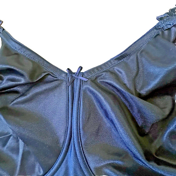 NWT Dominique Mystique Comfort Fit Seamless Minimizer Bra Size 42G Navy Blue - Picture 7 of 12